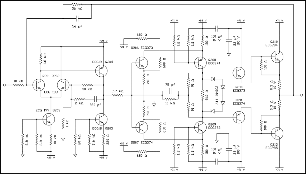 D1047 Amplifier Circuit - Circuit Diagram Images