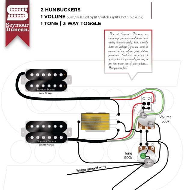 Guitar Wiring Diagram 1 Tone 1 Volume - QUENTINSPEAKS