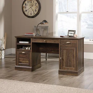 Sauder Barrister Lane Executive Desk Iron Oak Google Express
