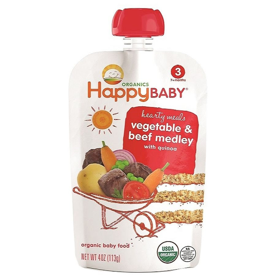 Happy Baby Organic Baby Food: Stage 3 / Meals, 7+ Months ...