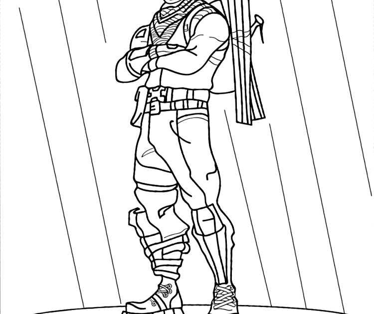 Byba: Character Free Fortnite Coloring Pages