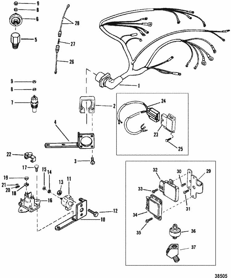 Mercury Outboard Thunderbolt Iv Ignition Control Wiring