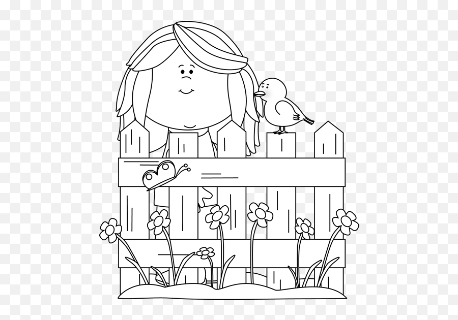 Spring Pictures Clipart Black And White - Goimages E