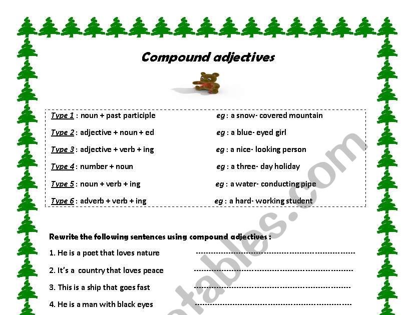 compound-adjectives-worksheet-7th-grade-foto-kolekcija