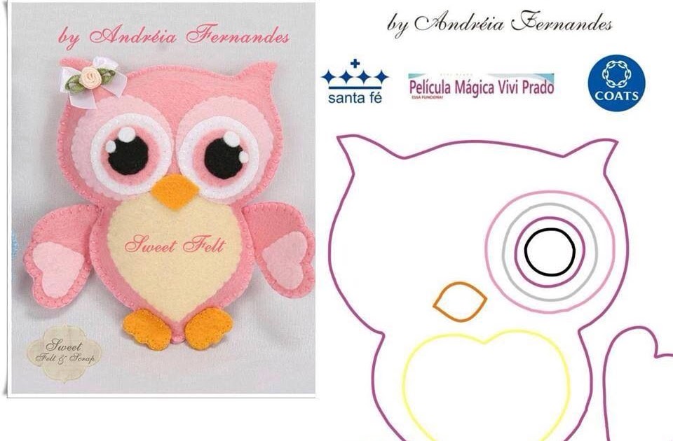  Pola Boneka Flanel  Owl boneka  baru