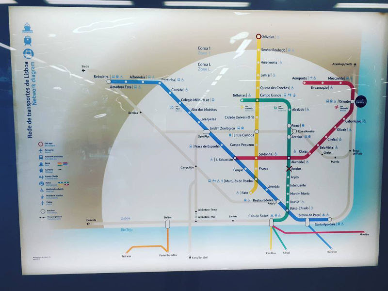 Layout Lisbon Airport Terminal 1 Map