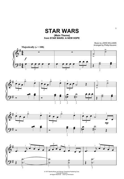 Images Of Star Wars Theme Song Trumpet Sheet Music Easy