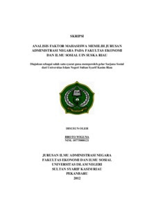 Skripsi Administrasi Negara Kuantitatif Pdf