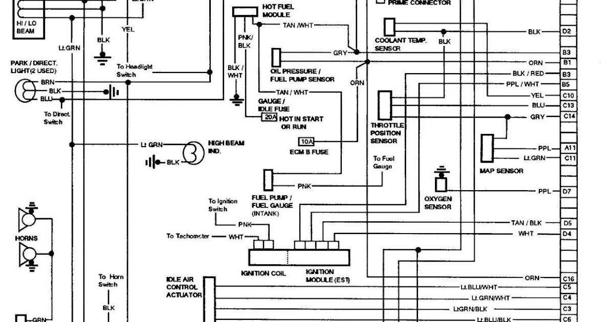 Wiring Diagram On 89 Chevy Silverado Tail Light | schematic and wiring