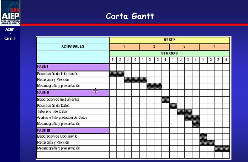 Carta Gantt De Un Proyecto - Quotes About p