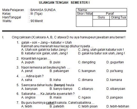 Kunci Jawaban Rancage Diajar Basa Sunda Kelas 3 - 35+ Kunci Jawaban Rancage Diajar Basa Sunda Kelas 3 Gratis