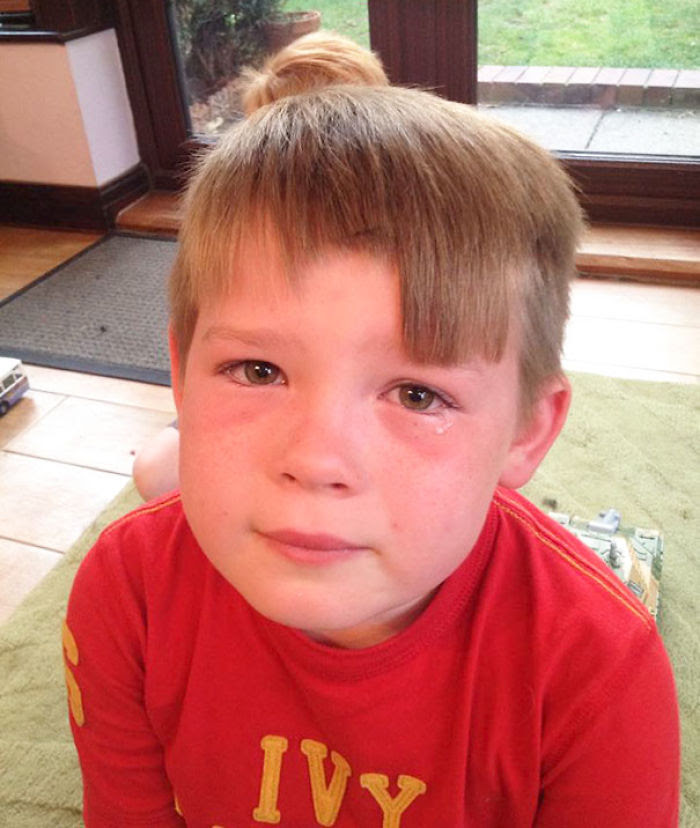 Trending Now What Happens When Kids Cut Their Own Hair 15 Pics