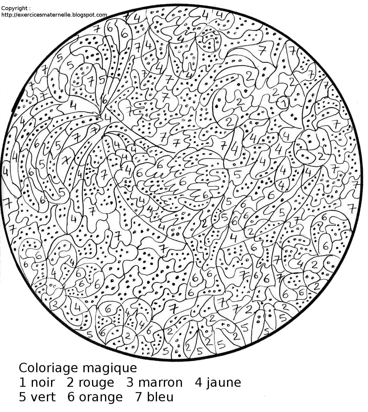 Coloriage Magique Cm2 A Imprimer - Coloriage 2019