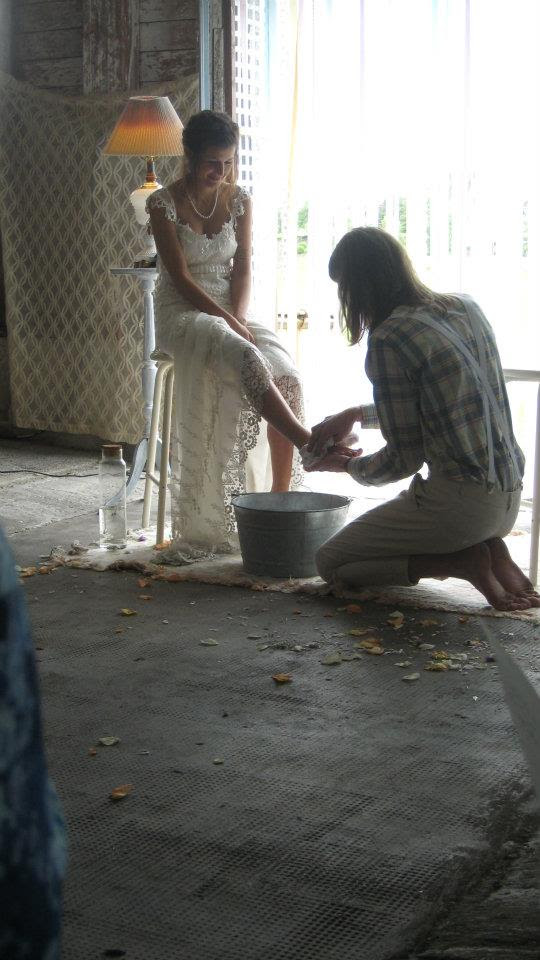 cyndy's footwashing pic