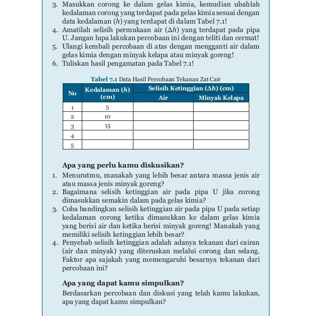 Kunci Jawaban Ipa Kelas 7 Halaman 122