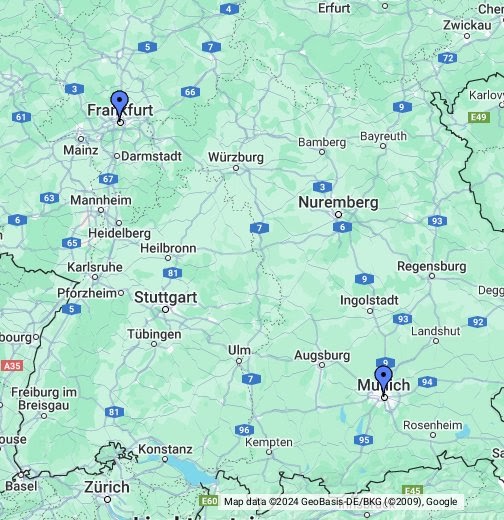 Karta Njemačke Minhen