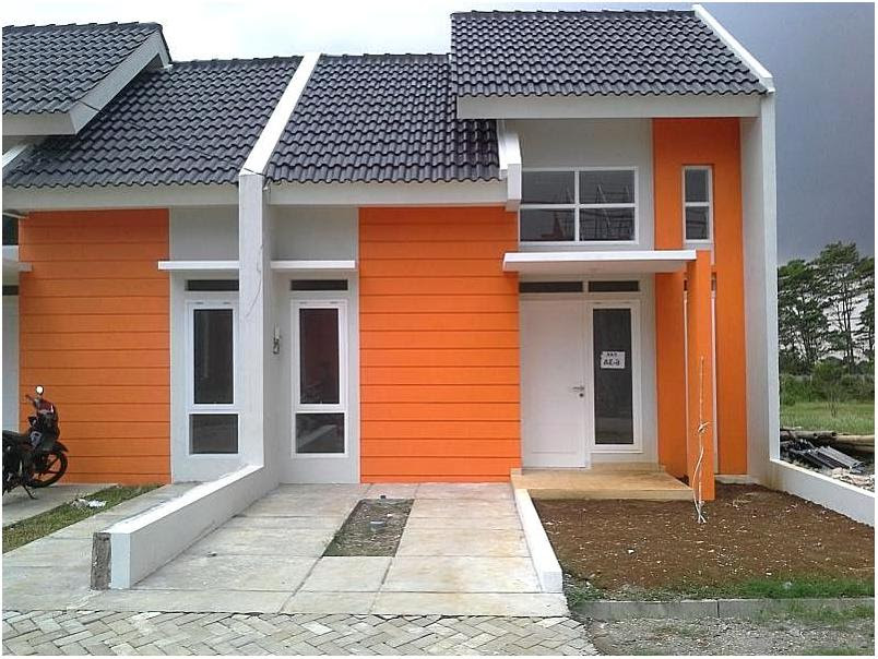 Perpaduan Warna  Cat  Rumah Dengan Batu  Alam 