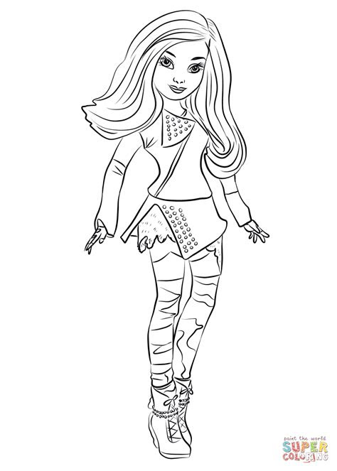 Printable Coloring Pages Descendants 3 | Coloring Pages - Free Printable