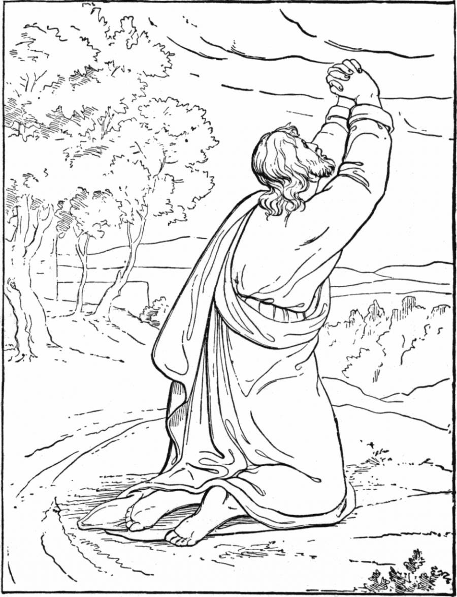 Coloring Pages Garden Of Gethsemane - coloringpages2019