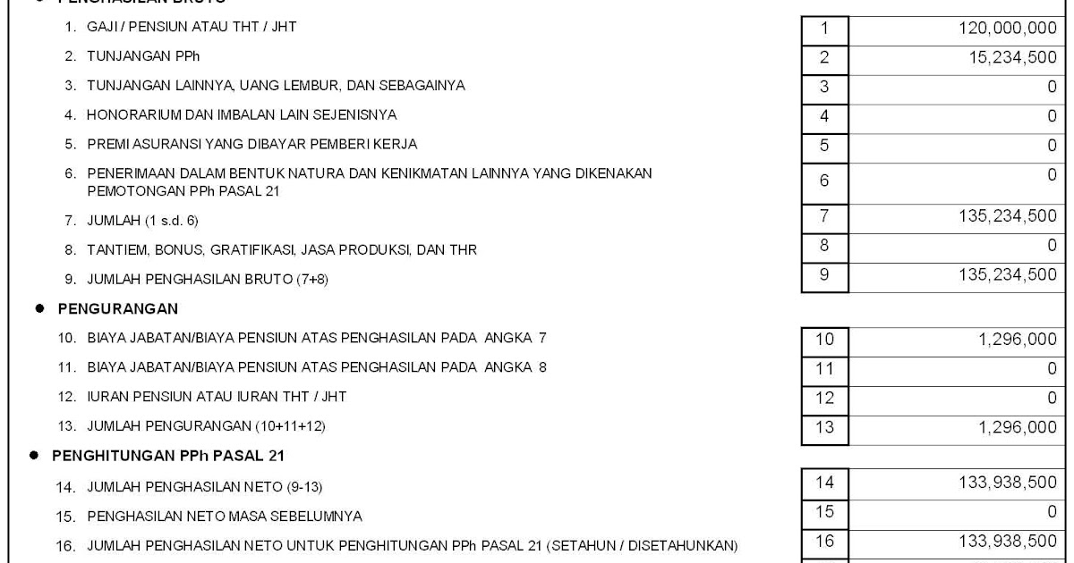 Contoh Form Faktur Pajak - Contoh 193