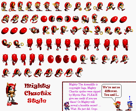 Mighty The Armadillo Sprites - Tomar Wallpaper