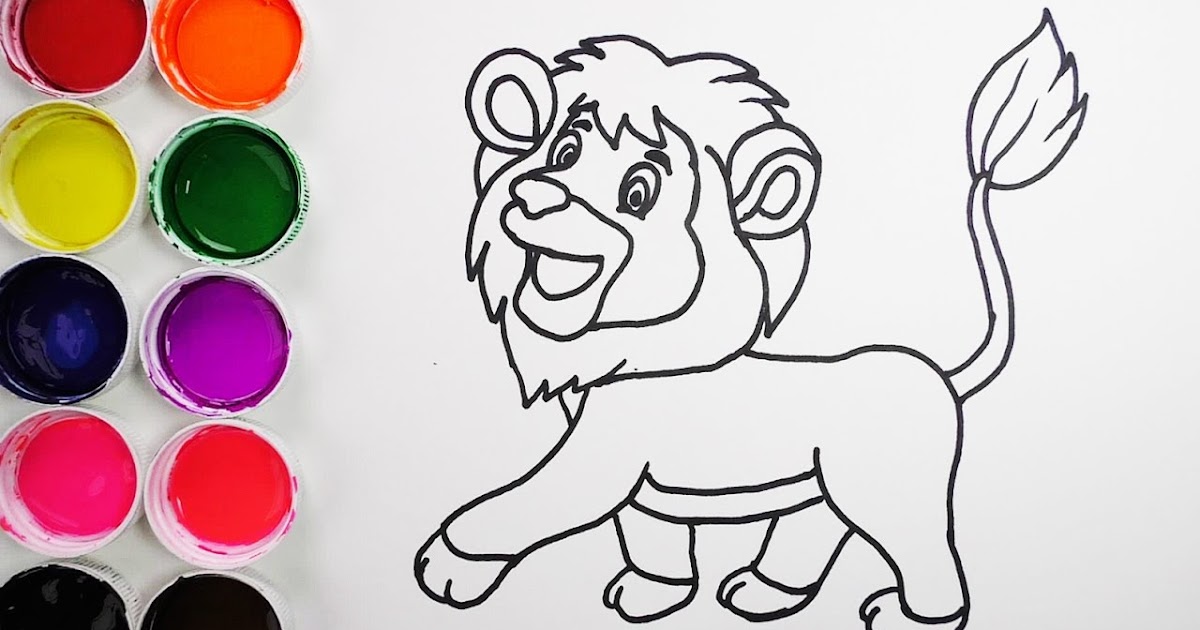 Dibujos Para Colorear Y Recortar Para Ni?Os - ANIMALES PARA PINTAR