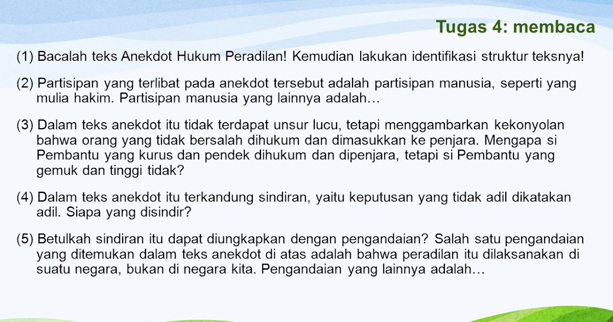 Contoh Teks Anekdot Beserta Strukturnya Tentang Pelayanan Publik