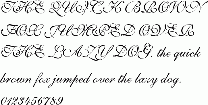 Free Download Shelley Script Font