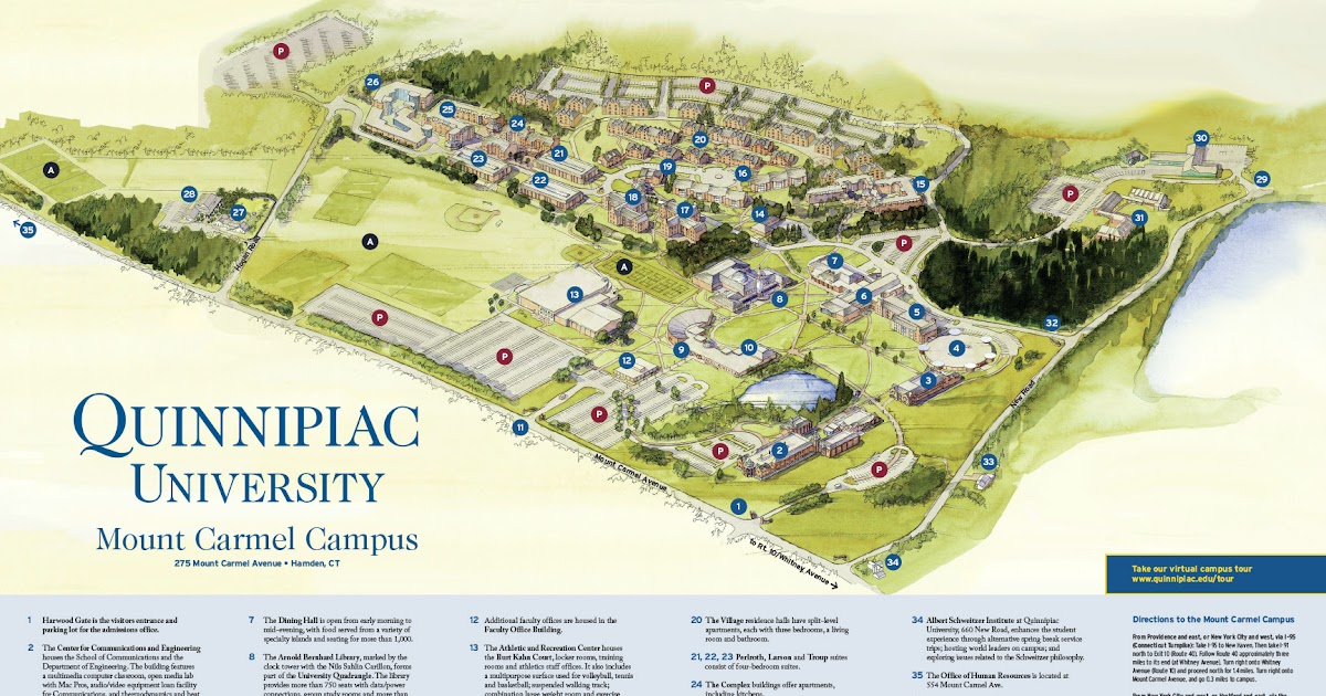 Quinnipiac University Campus Map Best Map Cities Skylines