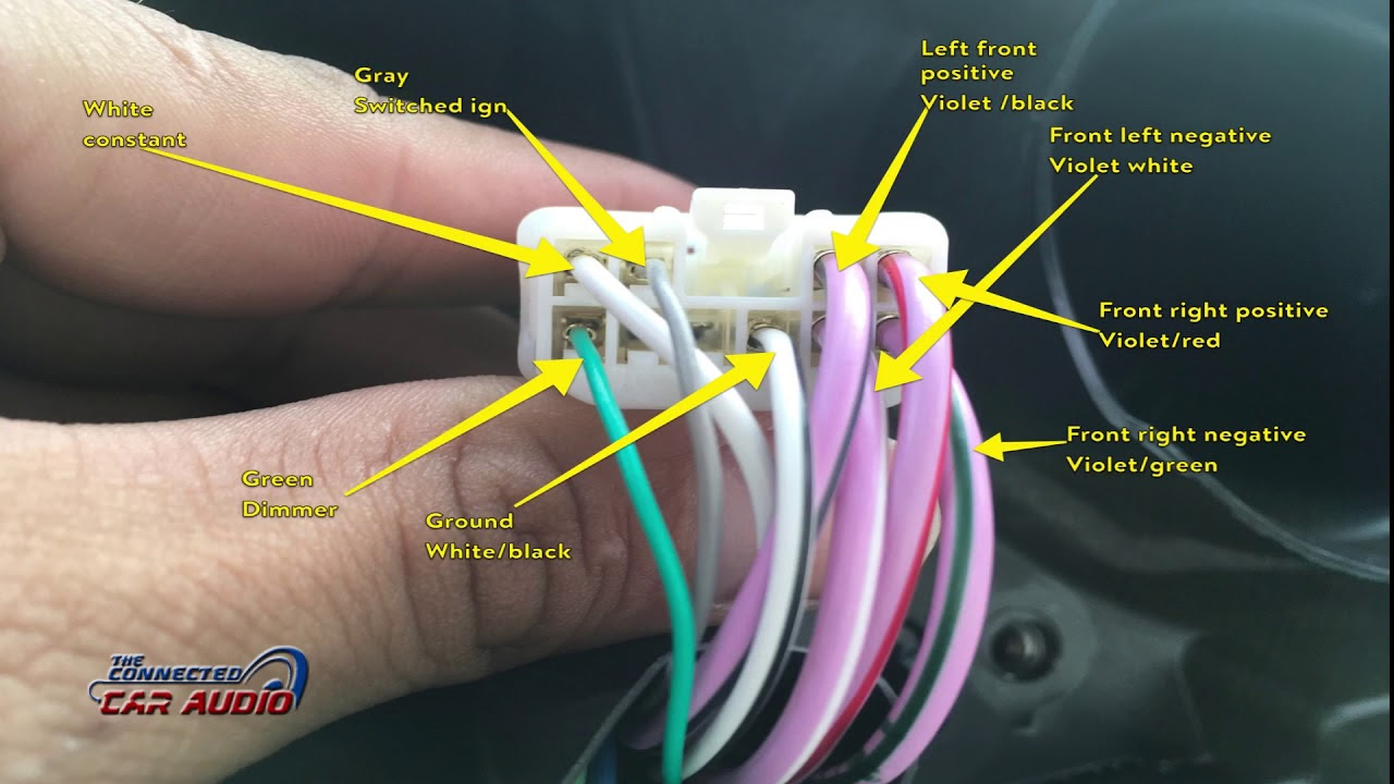 Wiring Diagram PDF: 2002 Toyota Stereo Wiring Diagram Speakers