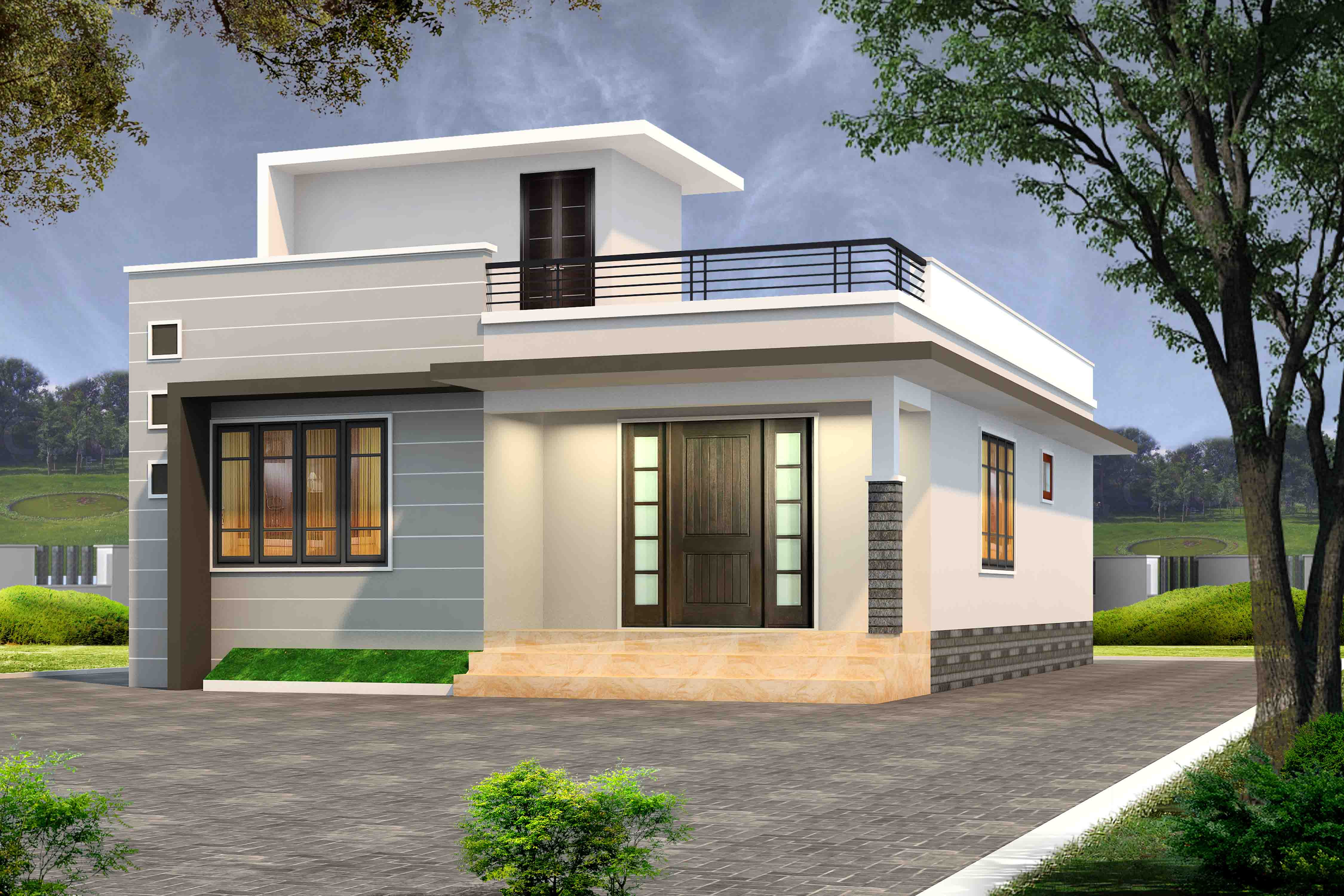 5 Bedroom House Plans Kerala Style 3D - Alivromaniaca