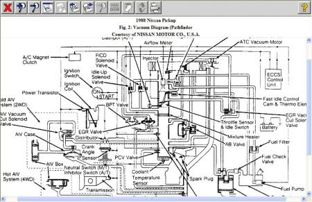 1987 Nissan Pickup Vacuum Hose Diagram Wiring Schematic - Wiring