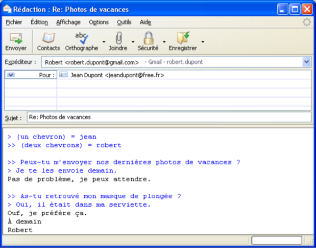 Exemple De Mail Professionnel  EE Rumah