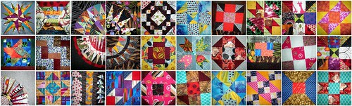 quilt block mosaic