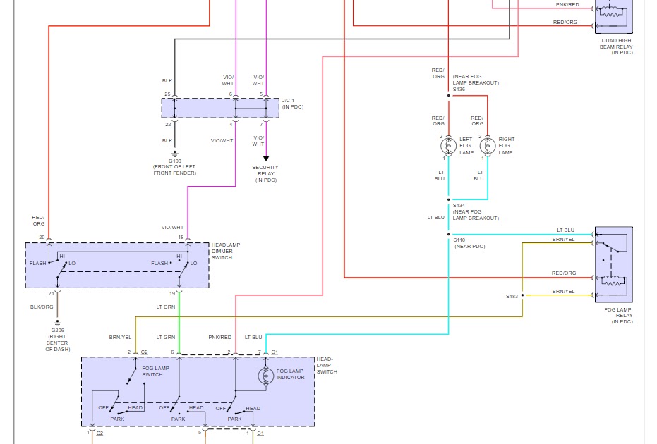 01 Dodge Ram Radio Wiring Diagram - 1996 Dodge Intrepid Radio Wiring