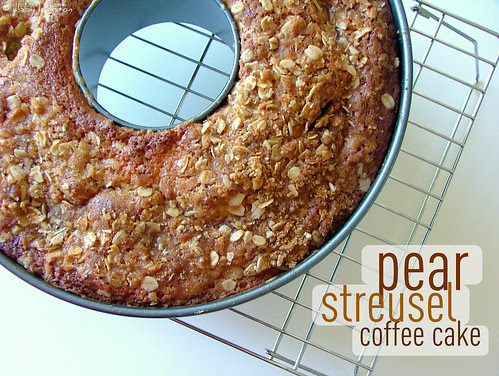 Pear Streusel Coffee Cake