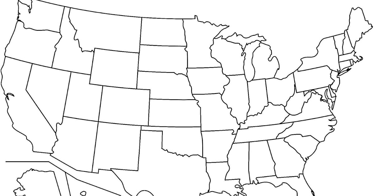 Blank Picture Of United States Map Zip Code Map