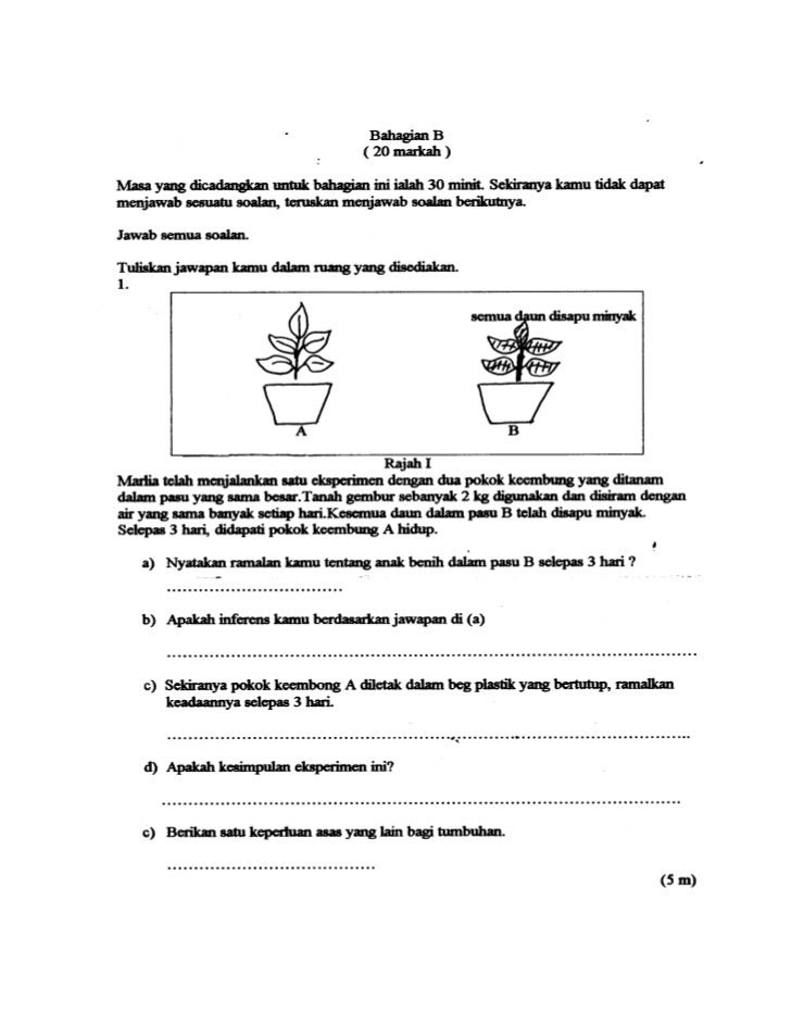 Soalan Ujian Bulanan Mac Matematik Tahun 3 - Contoh Dot