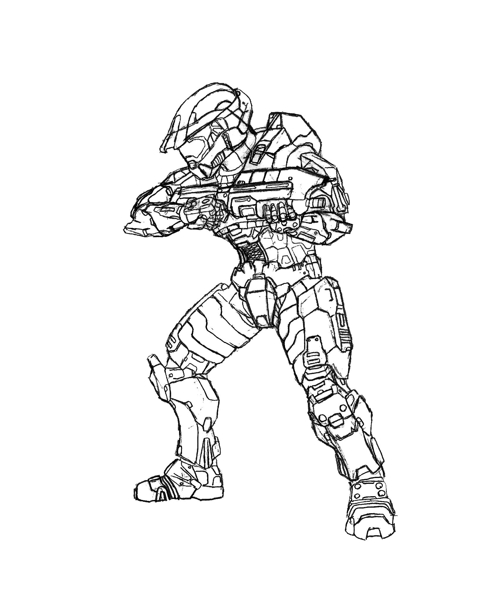 Halo Coloring Pages Printable