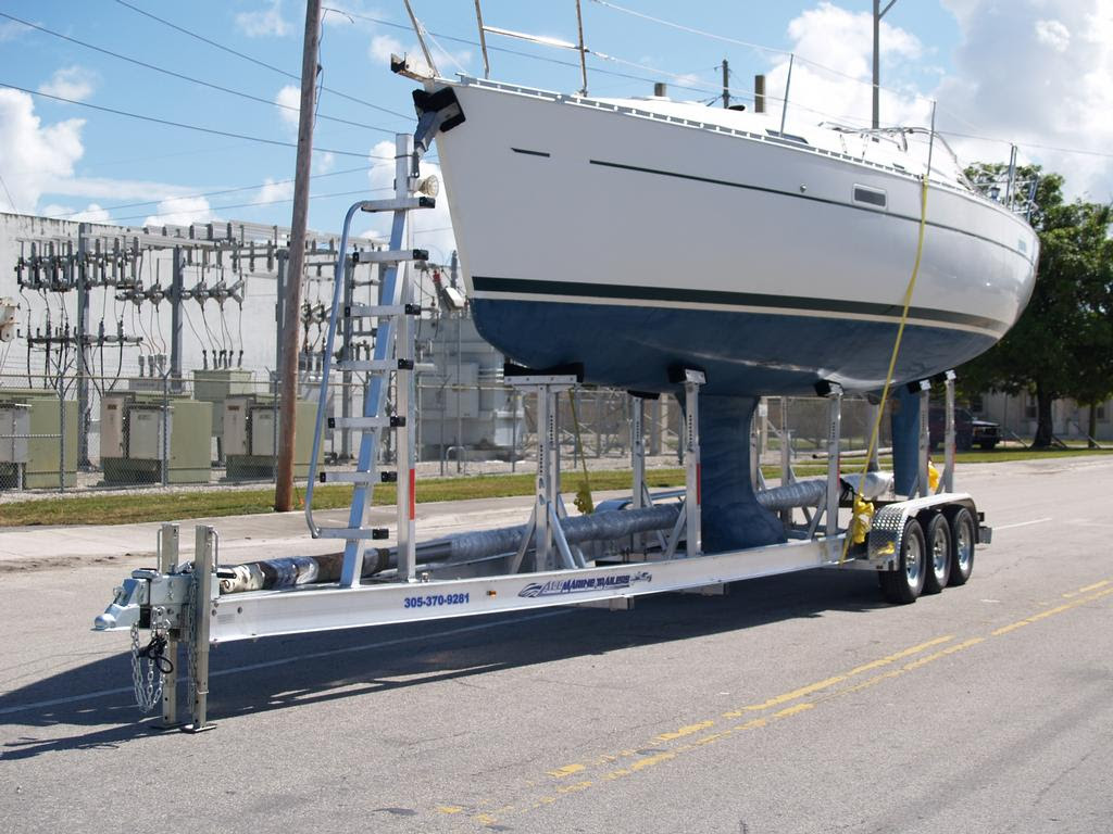 sailboat trailer transport