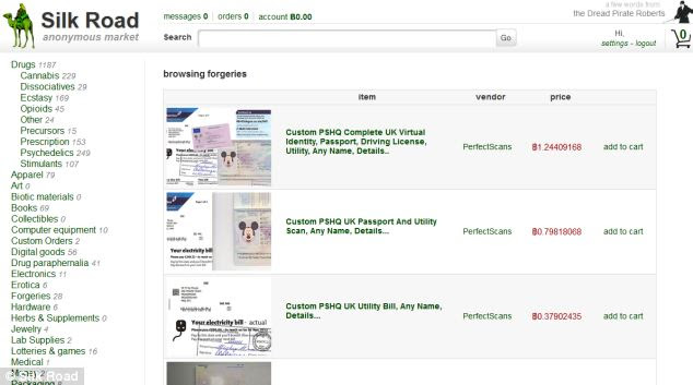 The site's alleged founder Ross Ulbrict, 29, was arrested by the FBI but the page was up again within weeks