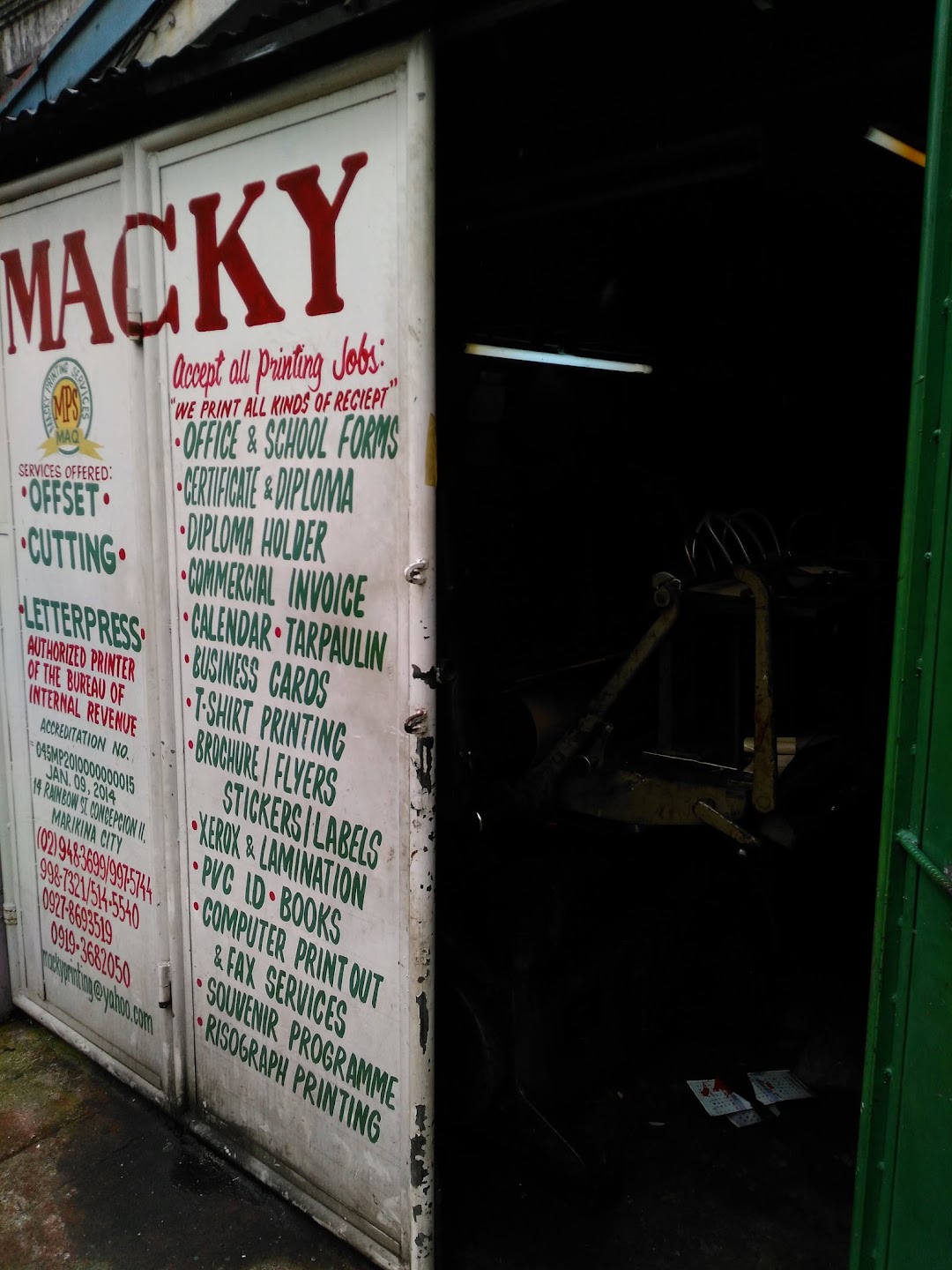 Macky Printing Services