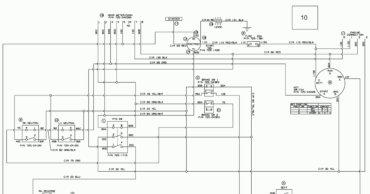 Cub Cadet Rzt Wiring Cub Cadet Service Manual Rzt 50 Auto