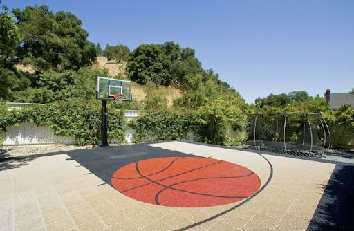 Backyard Basketball Court Ideas - 27 Outdoor Home Basketball Court