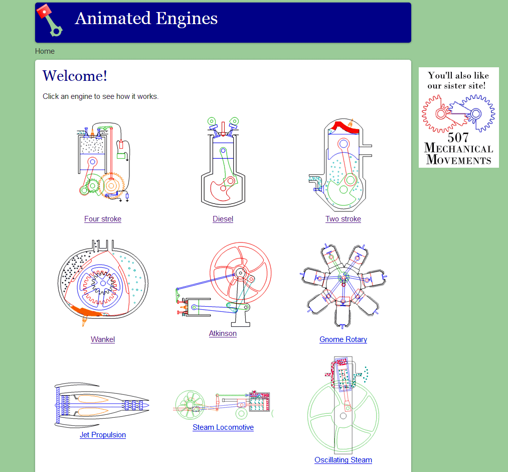 Animated Rotary Engine Diagram