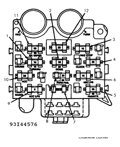 1997 Jeep Wrangler Tj Fuse Box Diagram : Ford F 250 Light Duty 1997