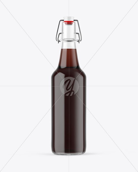 Download Clear Glass Bottle With Cider Beer - Clear Glass Bottle ...