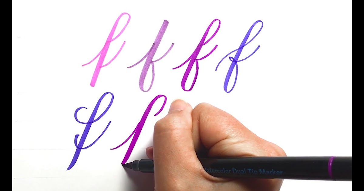 Cursive Calligraphy F