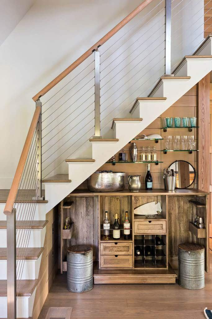 Kitchen Design Under Stairs / 15 Clever Under Stairs Design Ideas To