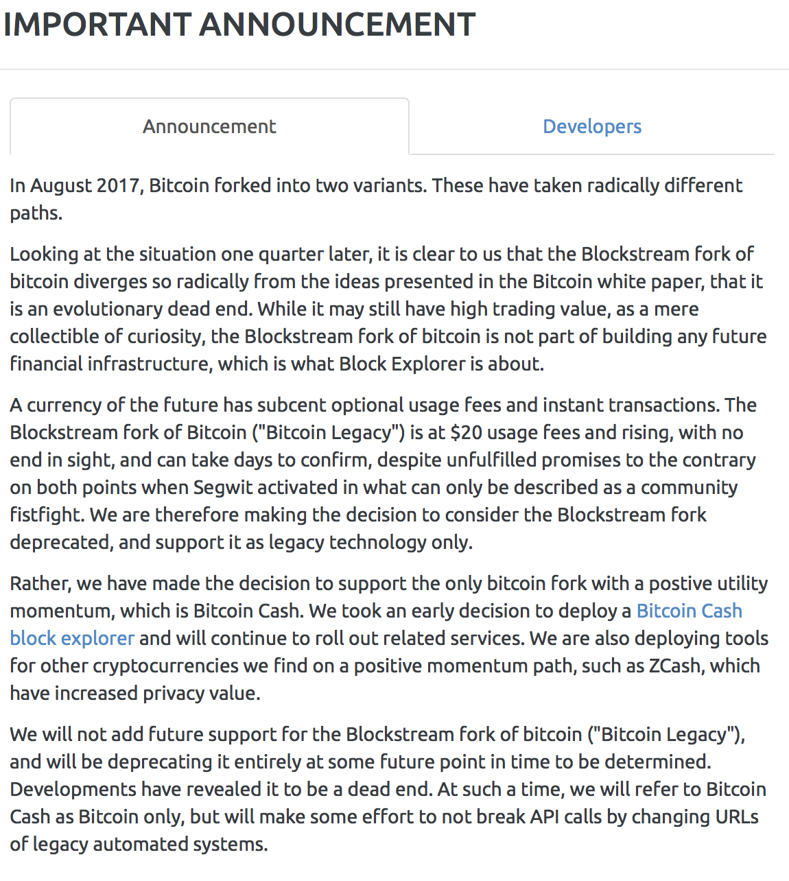 Blockchain explorer abemunkák